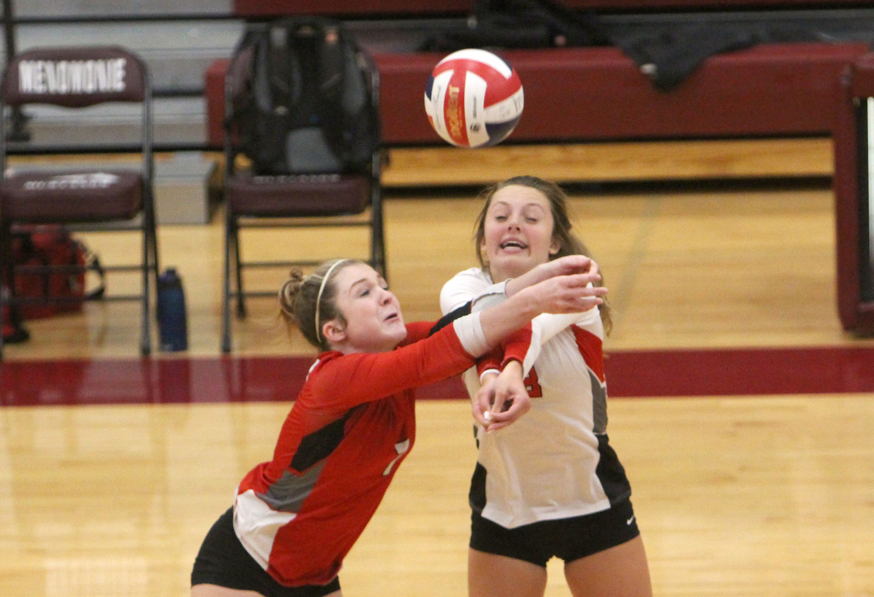 Chi-Hi volleyball at Menomonie 9-23-21